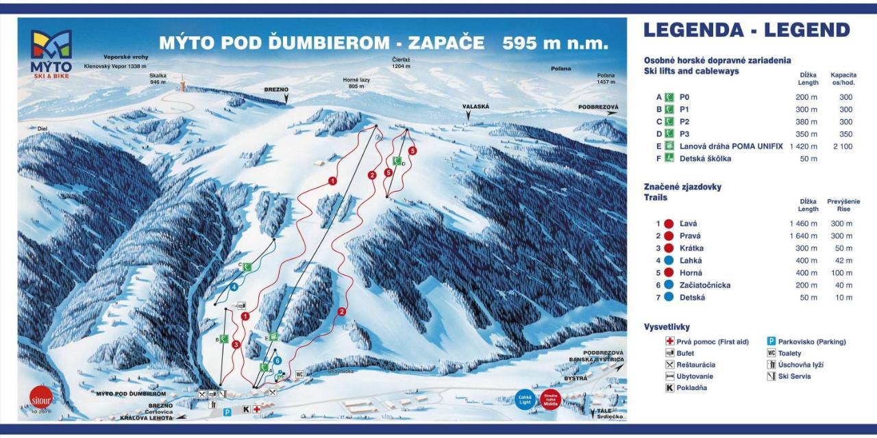 Apartment Emilka Tále - Low Tatras - Views - Skiing - Nature Horná Lehota Exterior foto